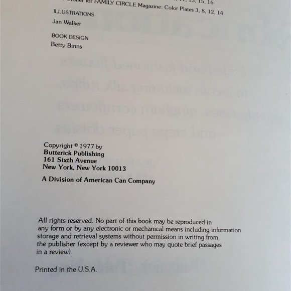 Vintage 1970s Hardcover Book Flower Fabrications by Jean Wilkinson - Picture 5 of 16